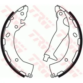 Arka Pabuç Balata Hyundai İ10 11 İ20 1.1Crdi 1.2 1.4 Crdi 1.6 Crdi 08 Kia Rio 1.2 1.4 203X32