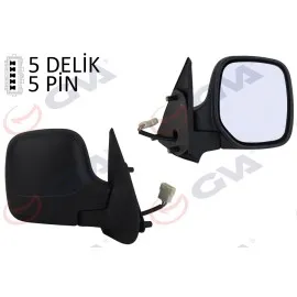 Diş Dikiz Aynasi Sağ Berlingo-Partner 97 Elektrikli Isitmali Konveks 5 Fiş Vm-118Ehr