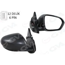 Diş Dikiz Aynasi Sağ Elektrikli Isitmali Sensörlü Dacia Duster 17-10 12H7P Vm-6805Ehsr