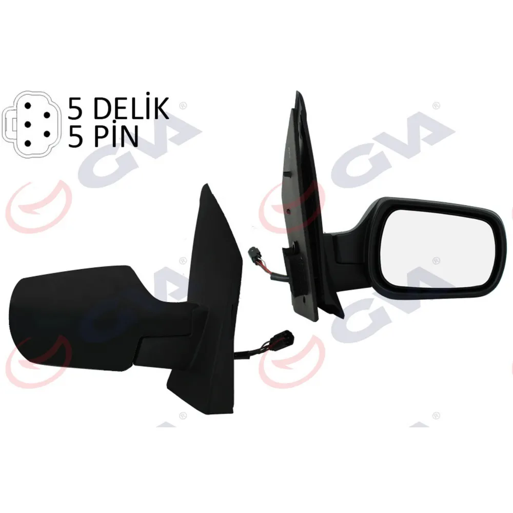 DIŞ DİKİZ AYNASI SAĞ FIESTA 02 ELEKTRİKLİ ISITMALI KONVEKS 5 FİŞ VM-312EHR