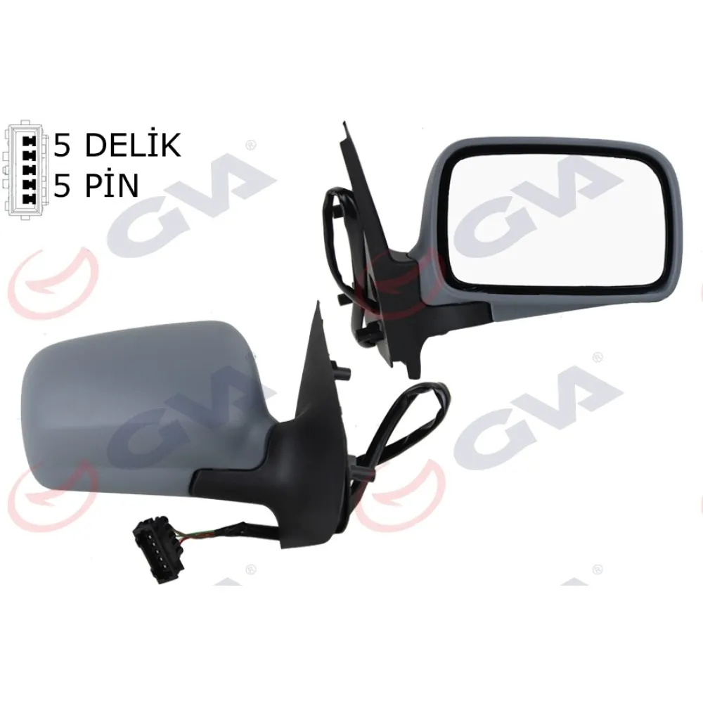 Diş Dikiz Aynasi Sağ Polo Clasic 96 Elektrikli Isitmali Astarli Asferik 5 Fiş Vm-184Nher