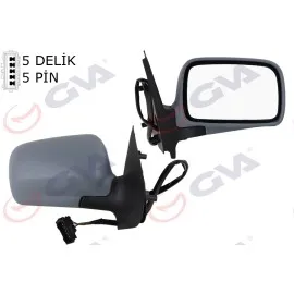 Diş Dikiz Aynasi Sağ Polo Clasic 96 Elektrikli Isitmali Astarli Asferik 5 Fiş Vm-184Nher