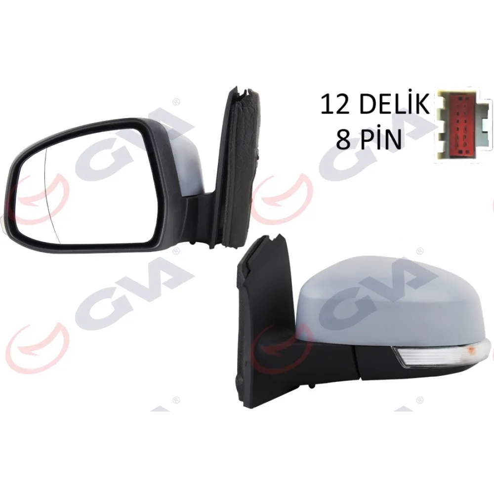 Diş Dikiz Aynasi Sol Focus 11 Elektrikli Isitmali Sinyalli Astarli Asferik Vm-6322Ehpal