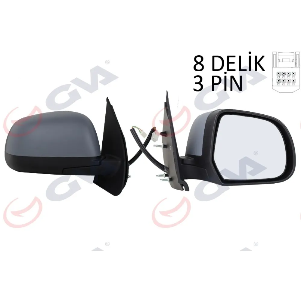 Diş Dikiz Aynasi Sağ Micra 10 Elektrikli Astarli Konveks 3 Fiş Vm-223Ehpr