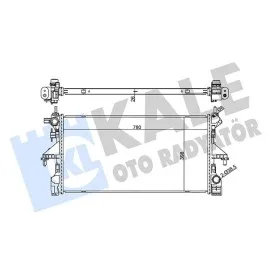 Radyatör Brazing Citroen Jumper-Peugeot Boxer Radyatör