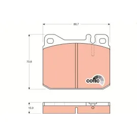 Ön Balata Mercedes W114 107-W116-W123 Tüm Modeller