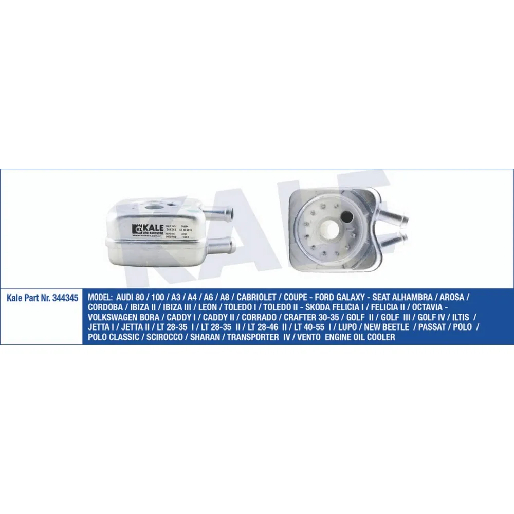 YAĞ SOĞUTUCU BORA-CADDY-GOLF-JETTA-PASSAT-POLO-T4-LT35-IBIZA-LEON-A6-A4 1.9-2.5TDI ACV-ANJ-BJK