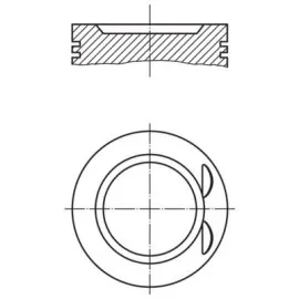 Motor Piston Segman Lgn-Mgn-Clio Ii 1.6 16V K4M 700-710-720 . 80.00 Çap 0.50