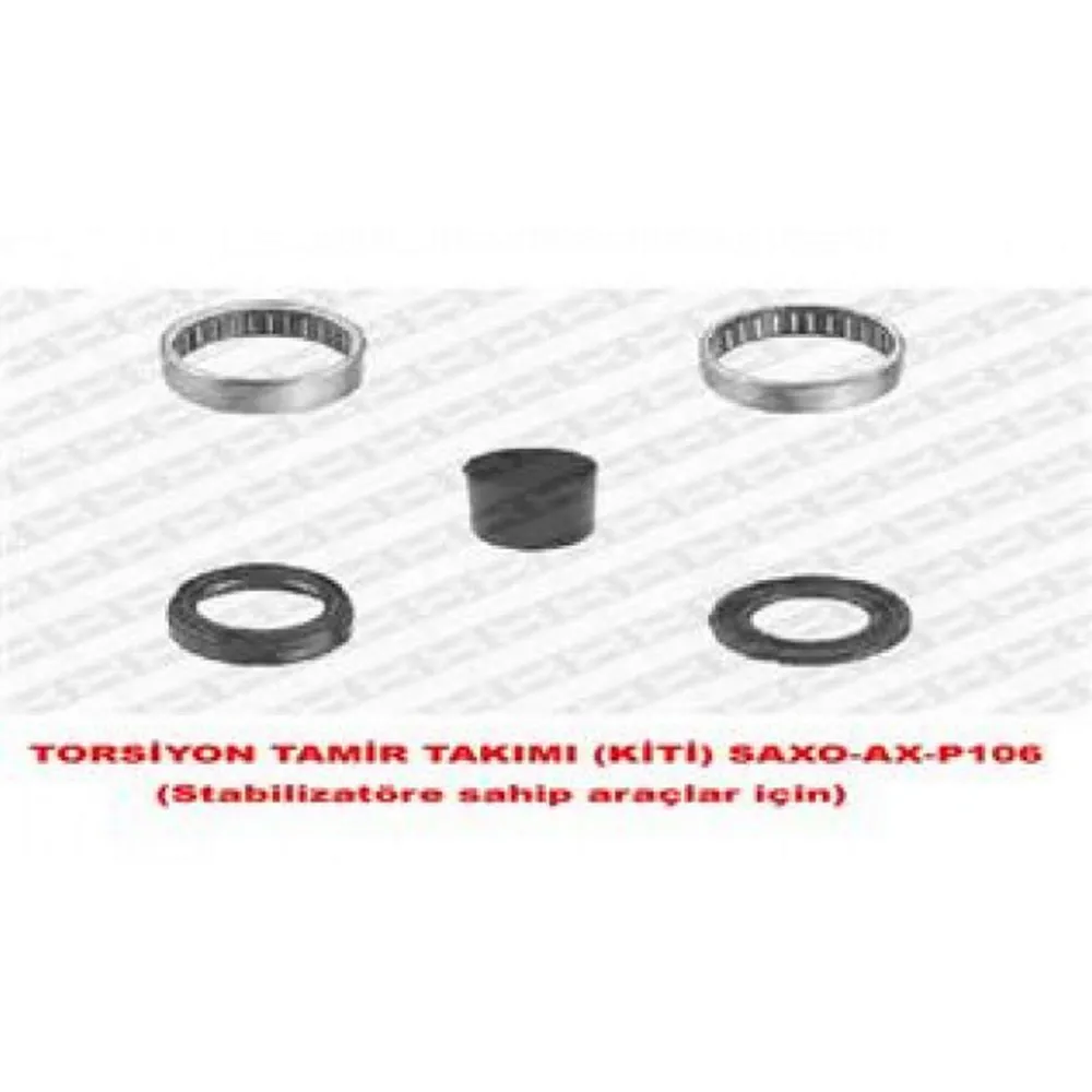 TORSİYON TAMİR TAKIMI KİTİ SAXO-AX-P106 Stabilizatöre sahip araçlar için x