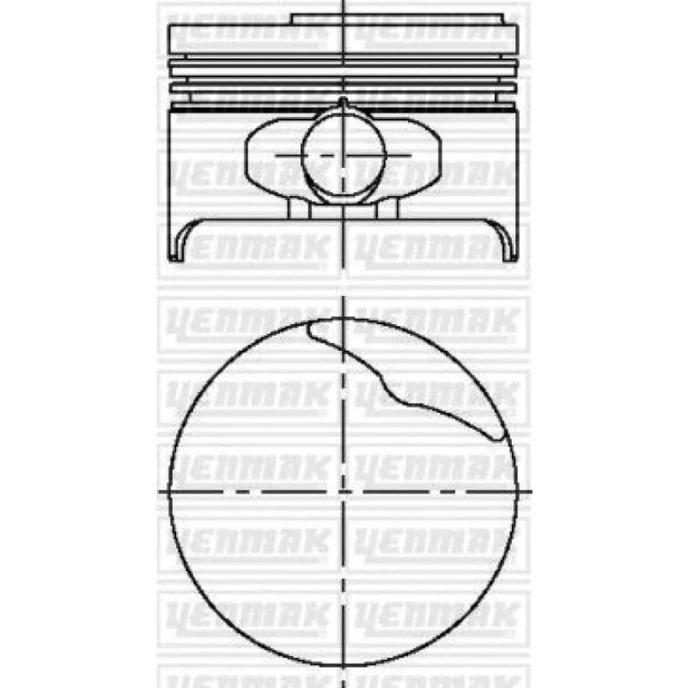 Motor Piston Segman Mgn 1600 8 V 1/2 79.50 Çap Std