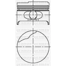 Motor Piston Segman Mgn 1600 8 V 3/4 79.50 Çap Std