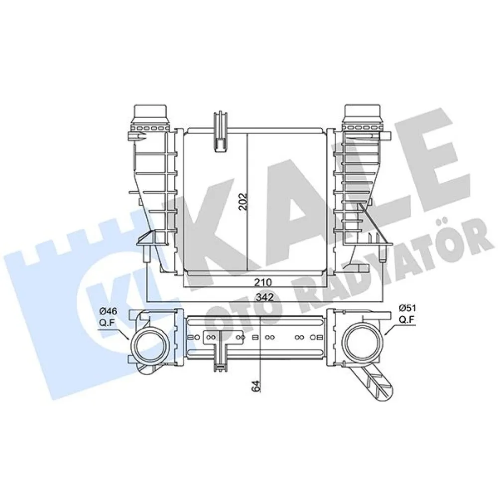 İntercooler Al/pl/brz Clio Iii-Modus-Grand Modus-Note-Nv200