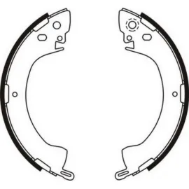 ARKA KAMPANA PABUÇ BALATA MITSUBISHI L300 2.5L 4D56 8v P15V PANELVAN 86-00 / L200 2.5L 4D55 4D56 8v K14T 4x2 86-96