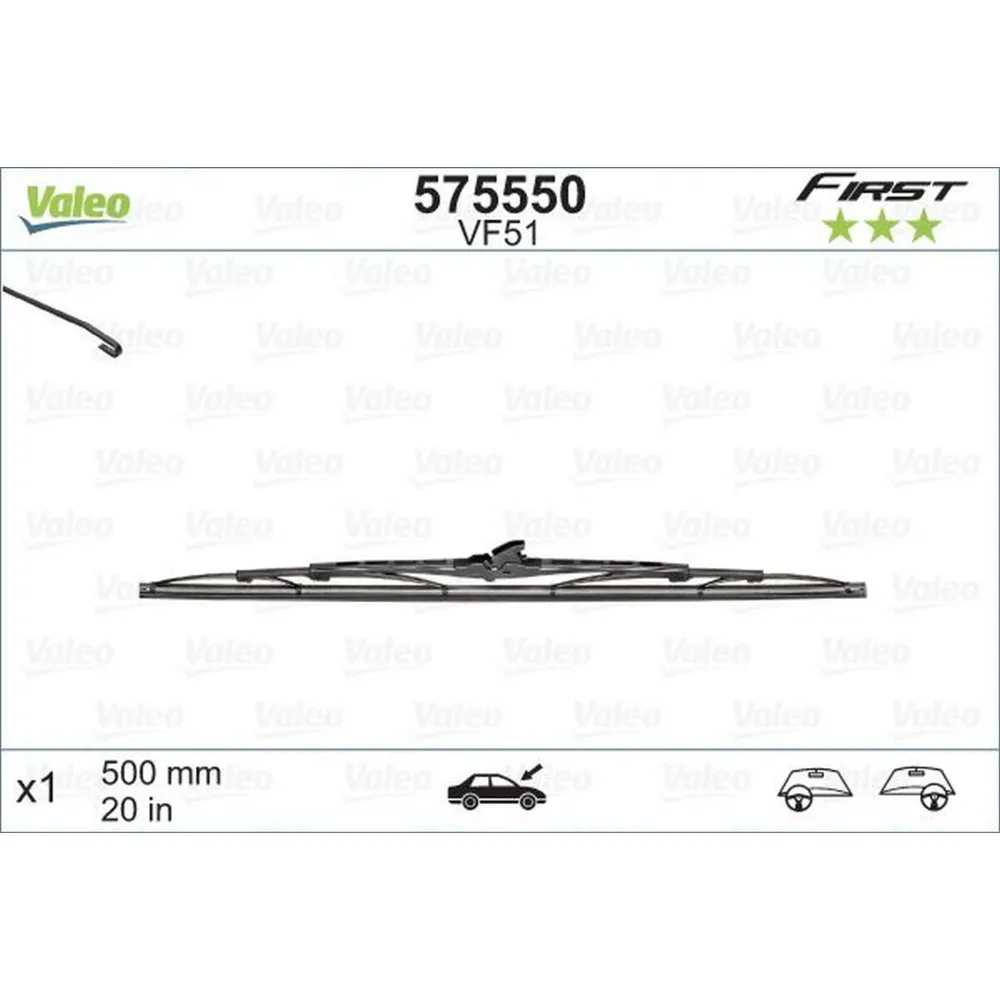 Valeo First VF51 X1 500 mm