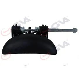 Diş Kapi Kolu Ön Sol Siyah Desenli 206 98-06