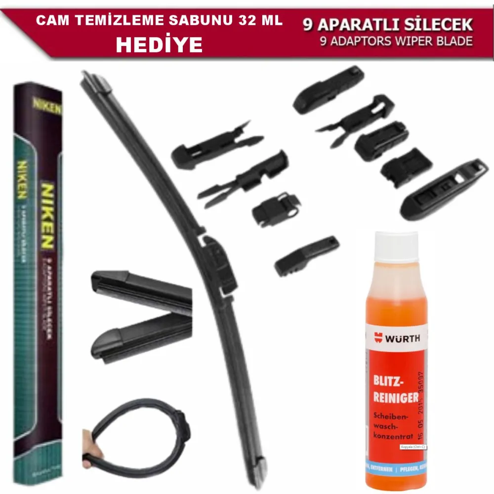 Bmw 5 Serisi F10 Silecek Takimi ( 2010-2016 ) Würth Cam Sabunu Hediyeli