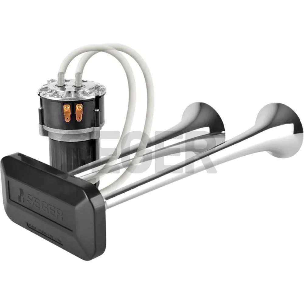 Komprosörlü İki Borulu Fala Fala Korna 12V