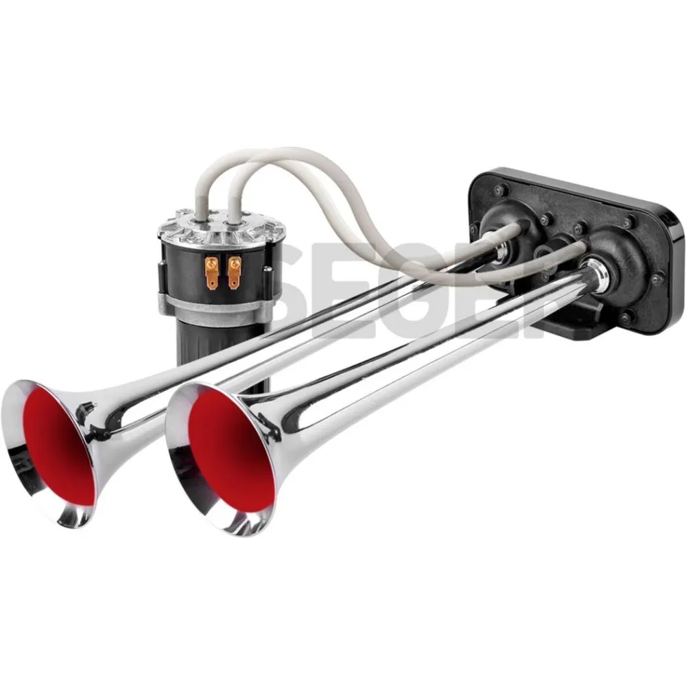 Komprosörlü İki Borulu Fala Fala Korna 24V