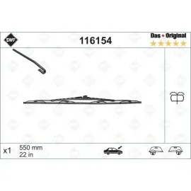 Silecek Supurgesi On Sag 550Mm Mercedes Vito W638 97 03 Swf