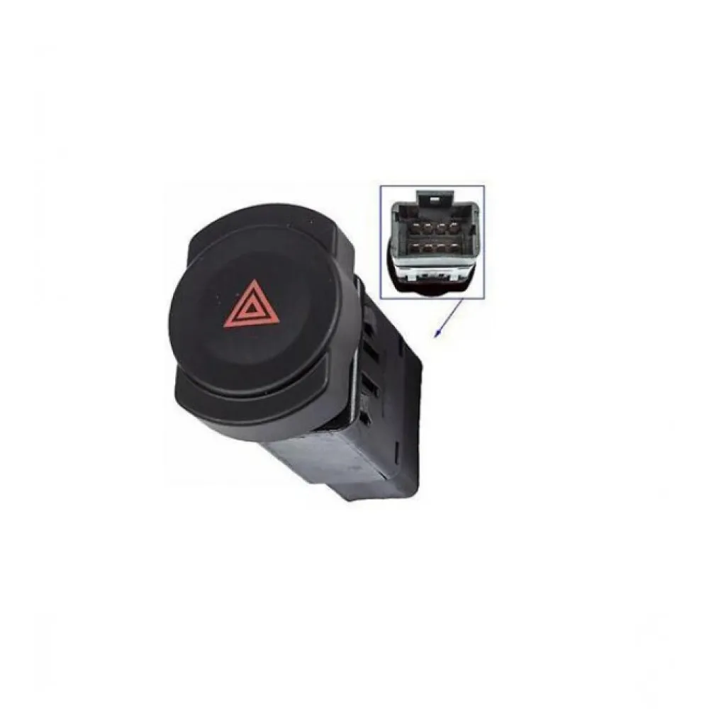 Dörtlü Flaşör Anahtari D.duster- Logan Mcv- Sandero 2007-