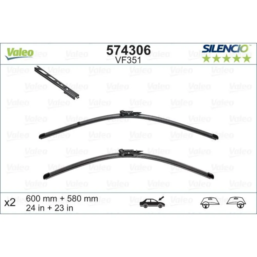 Silecek Supurgesi 600/580Mm Swf Bmw E60