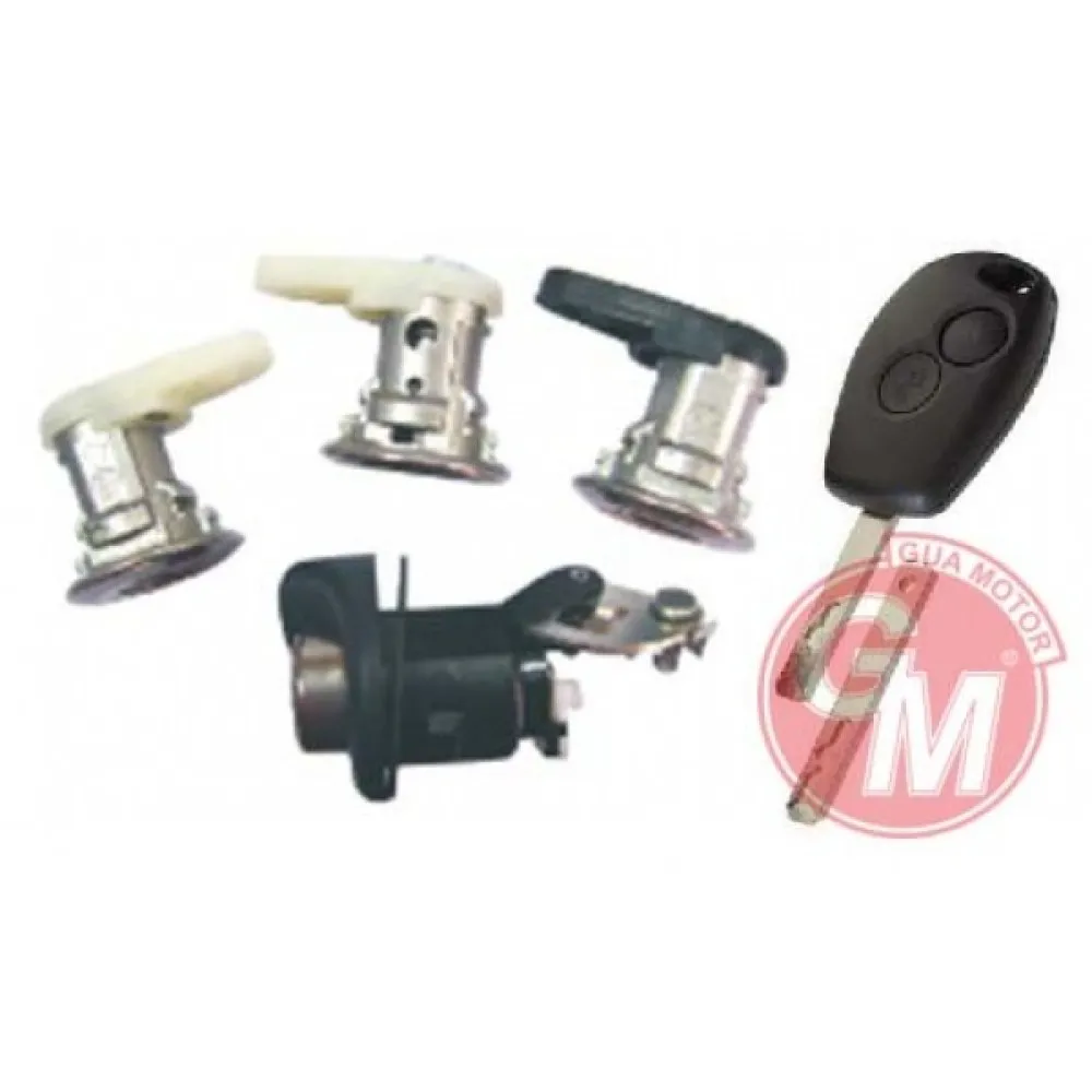 Kapi Kiliti Fişek Tk 4 Lü Set Kumandali Anahtar İle Renault D.logan 2007-