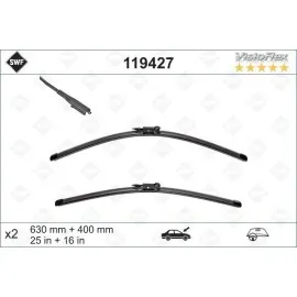 X Silecek 60 40Cm X2 Flatblade-Muz Tipi Bmw 3 Seri E92 Nissan Qashqai 2007-2013 Swf 119427