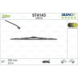 Silecek Silencio 60 Cm X1 Vm18 Renault Toyota Volvo Subaru Pejo Vw Opel Bmw Kia Fiat Swf 116148