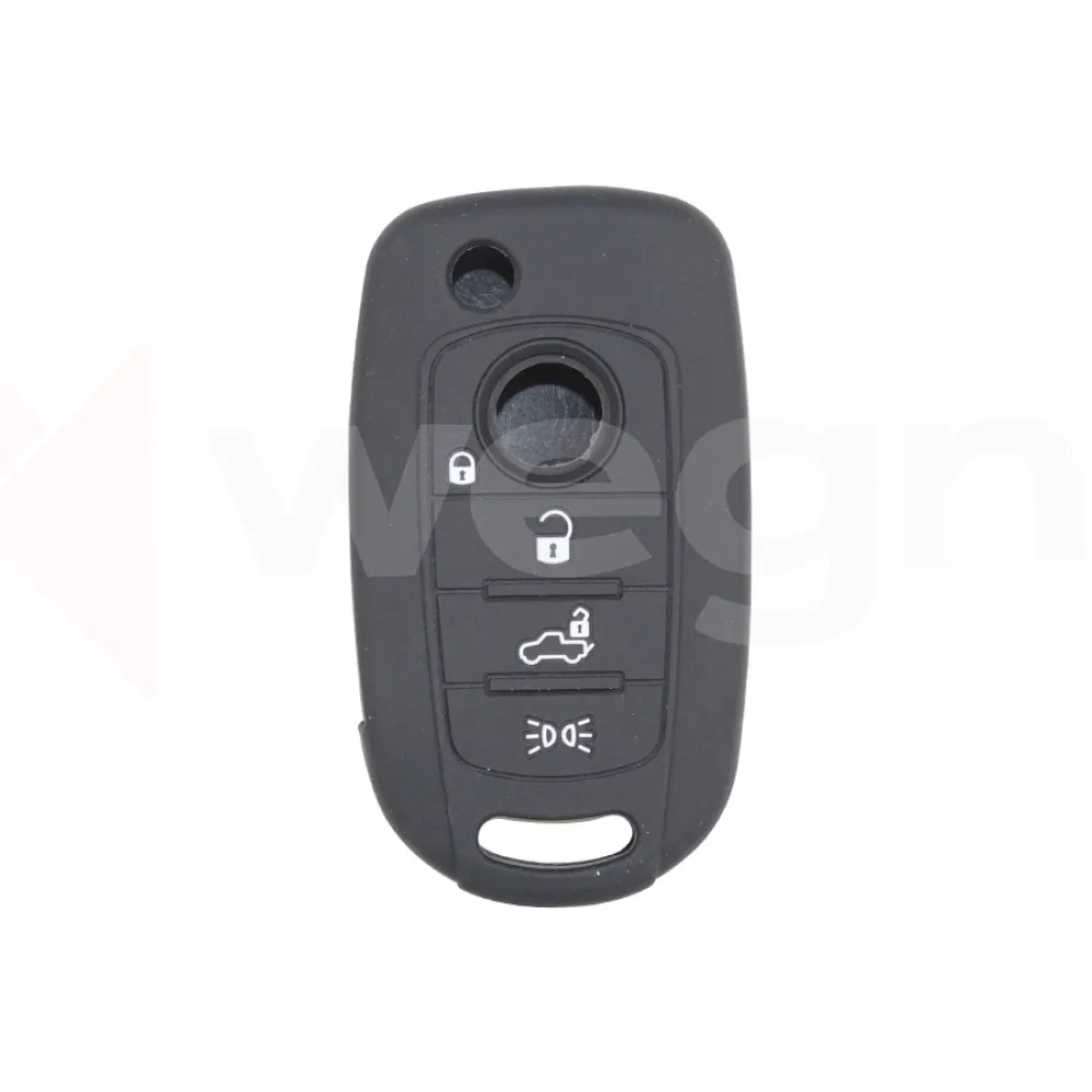 Kontak Anahtar Kumanda Koruyucu Kilif Silikon Fiat Egea Cronos 500X Siyah