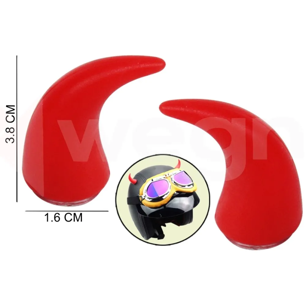 Direksiyon Ve Kask Üstüne Takilan Boynuz Aparati Kirmizi