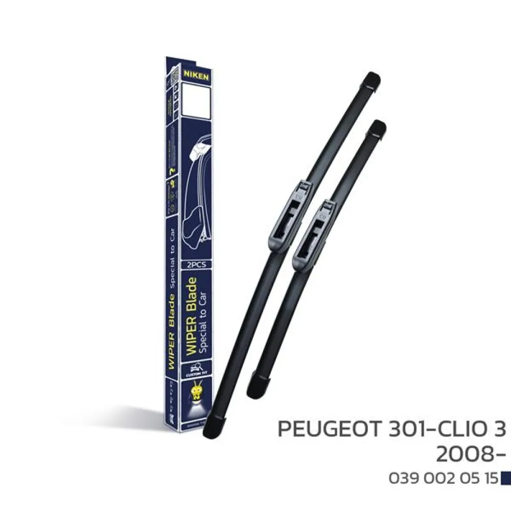 Niken Peugeot 301-Clio 3 2008- Araca Özel Silecek
