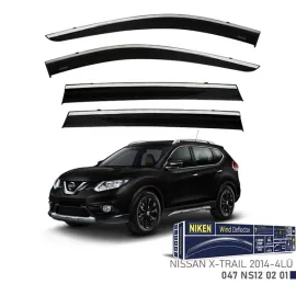 Kromlu Cam Rüzgarliği Nissan X-Trail 2014- 4Lü