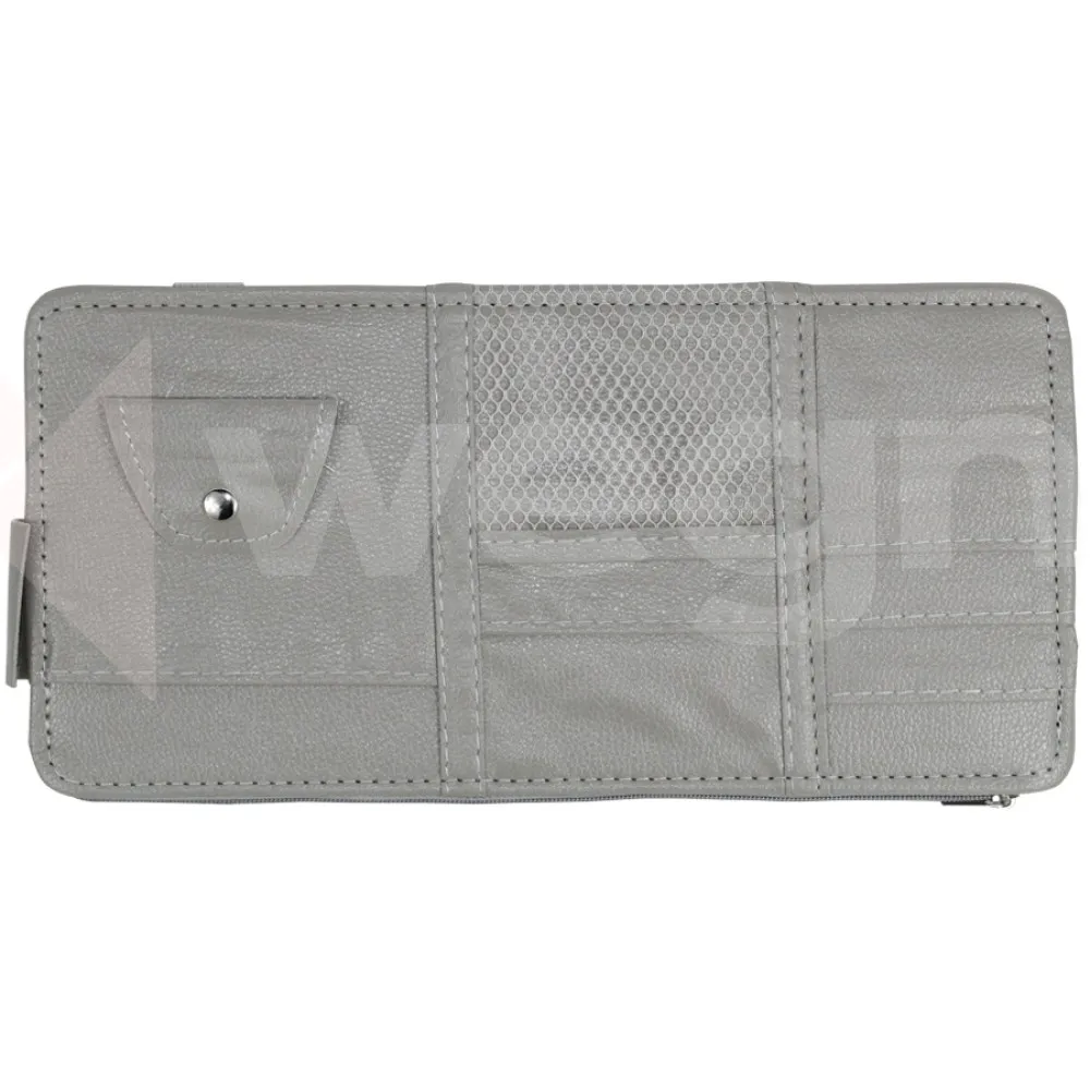 Araç İçi Güneşlik Organizeri Kilifi Gri