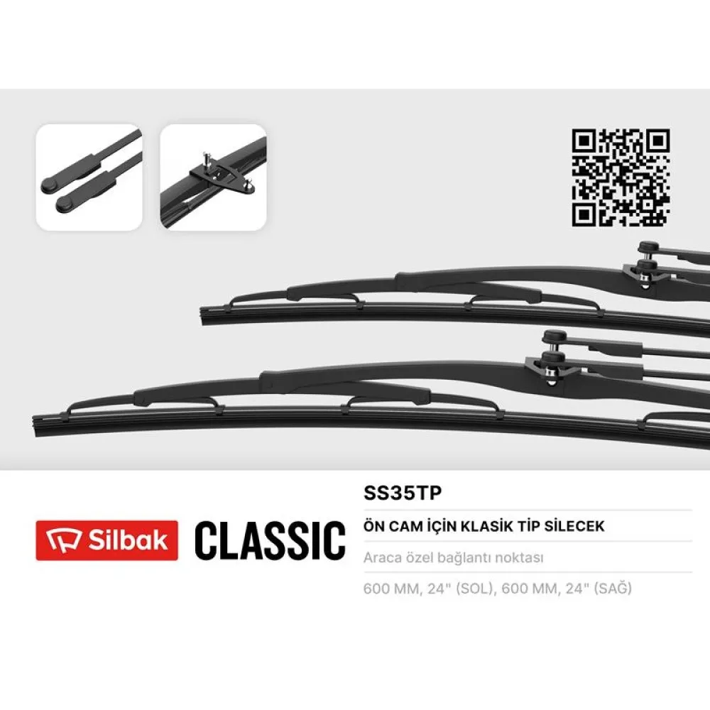 Silecek Süpürgesi 600Mm Mercedes Benz L310, 0310 80-Ikarus Otobüs-Magirus-Deutz Y.m