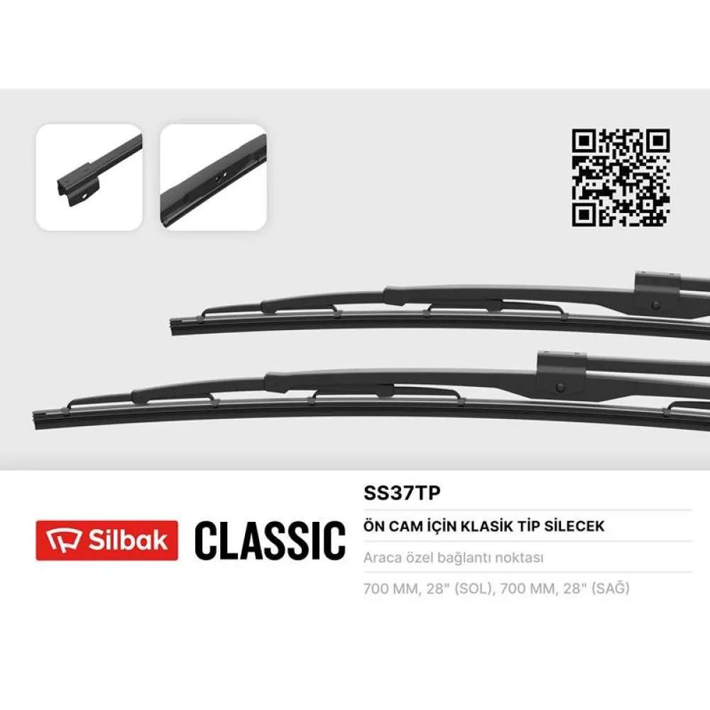 Silecek Süpürgesi Vidali 700Mm Man Sl200 Süpürge 70Cm O 6-Bmc Levend Xl-Renault Magnum