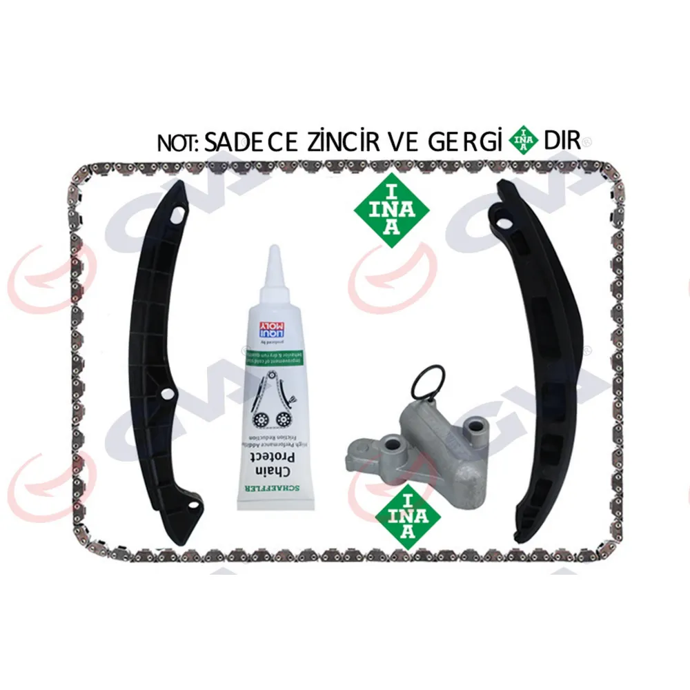 EKSANTRİK ZİNCİR SETİ GOLF5/6-JETTA-PASSAT-SCIROCCO-A3-LEON 1.6 FSI BLF - 1.4 TSI CAXA-BMY-BLG