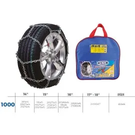 Patinaj Zinciri 4X4 Jeep - Minibüs Ve Hafif Tic.araç Zincir Ebatlari İçin Resime Bakiniz