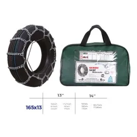 Patinaj Zinciri Binek Ve Hafif Tic.araç Serme 13-14 Jant 590X13 Zincir Ebatlari İçin Resime Bakiniz