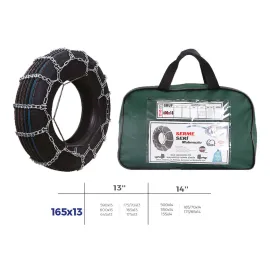 PATİNAJ ZİNCİRİ BİNEK VE HAFİF TİC.ARAÇ SERME 13-14 JANT 590x13 ZİNCİR EBATLARI İÇİN RESİME BAKINIZ