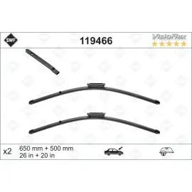 Ön Silecek Süpürgesi Takim Vivaro C-Zafira Life 19> Expert-Traveller-Jumpy-Spacetourer-Proace 16> Flat Blade Vm904 X2 650 500 Mm