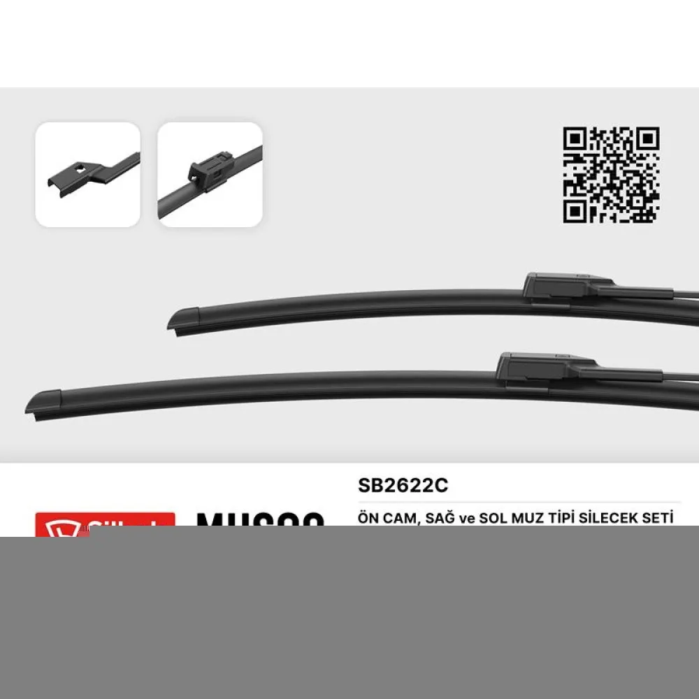 Silecek Süpürgesi Muz Tipi Citroen Jumper 07/06-Fiat Ducato Maxi 07/06Peugoet Boxer 07/06