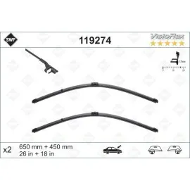 Silecek Supurgesi Swf Ruzgarlikli Flat 650Mm-450Mm Bmw F10 F01 F07