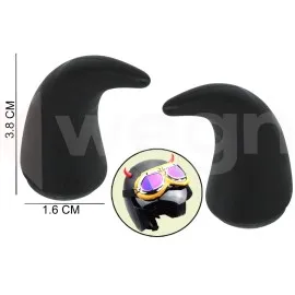 Direksiyon Ve Kask Üstüne Takilan Boynuz Aparati Siyah