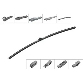 Silecek Süpürgesi Muz Tip 650Mm Universal 4 Aparatli Tekli Aerotwin Plus
