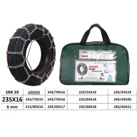 PATİNAJ ZİNCİRİ MİNİBÜS VE KAMYONET SERME 235X16 ZİNCİR EBATLARI İÇİN RESİME BAKINIZ