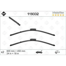SİLECEK SÜPÜRGESİ 60 45cm FLATBLADE-MUZ TİPİ RENAULT MEGANE II 02>