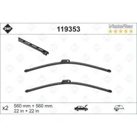 Silecek Supurgesi Takimi 560Mm / 560Mm Mercedes W203 Cl203 S203 C209 A209 . Audi A4 Swf