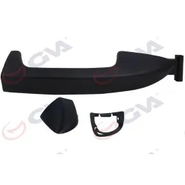 Diş Kapi Kolu Kapakli Sensör Deliksiz Ön-Arka Sağ Siyah Astarli Passat 06-10