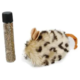 Karlıe Kedi Otlu Peluş Fare 10x4x4cm