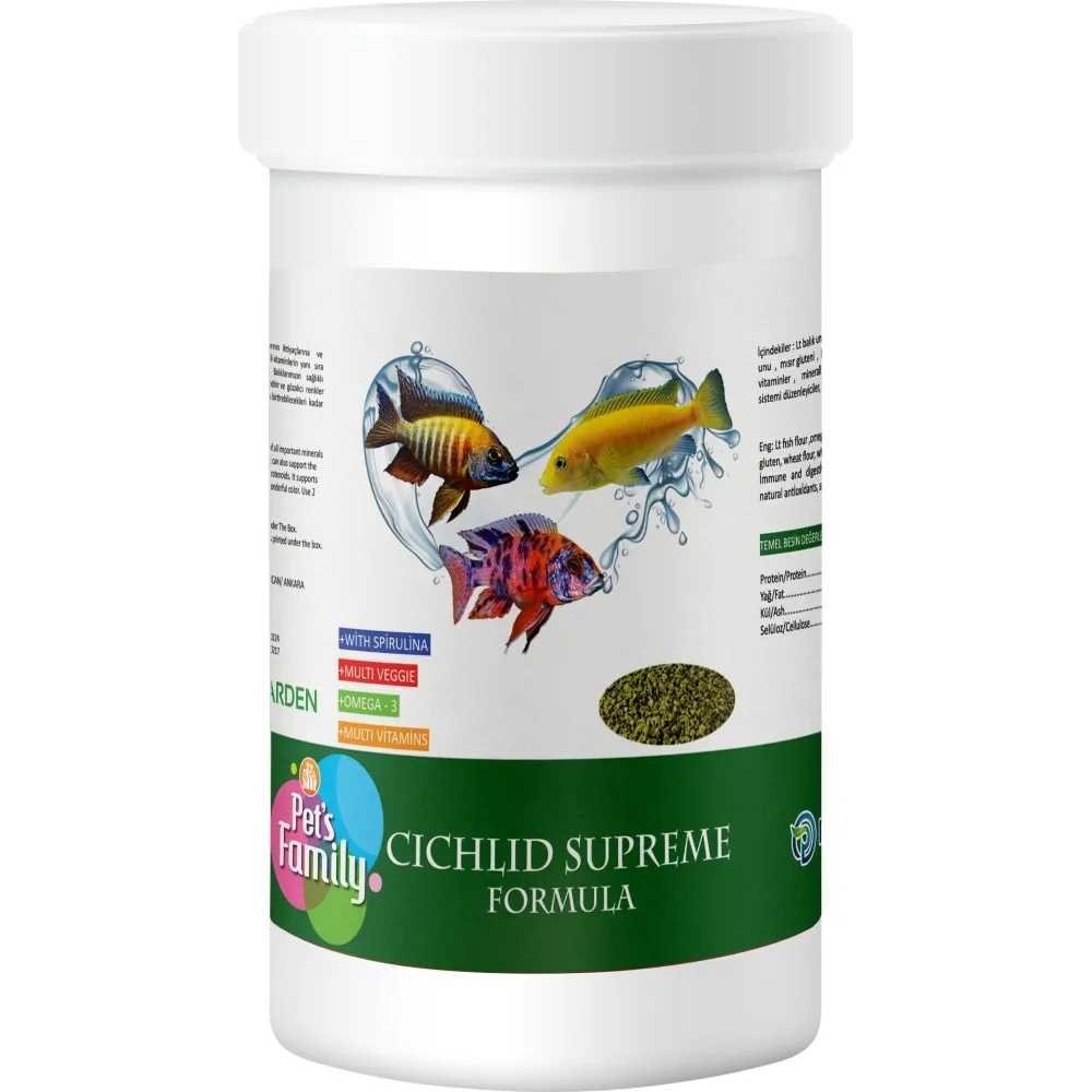 Pets Family Cichlid Supreme Formula 100Ml/40G